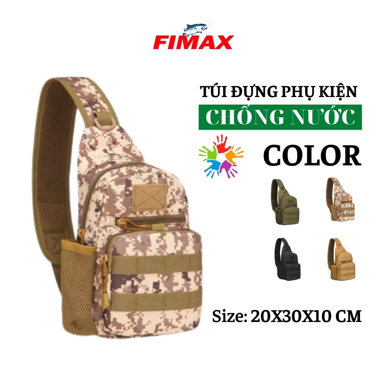 Túi đeo chéo đựng đồ đi câu lure có ngăn chứa nước,túi đựng máy câu cá siêu rẻ.