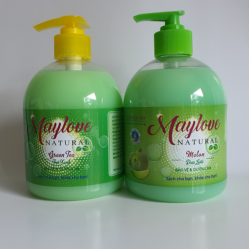 Sữa rửa tay Maylove Bộ đôi Dưa Lưới và Trà xanh 500ml