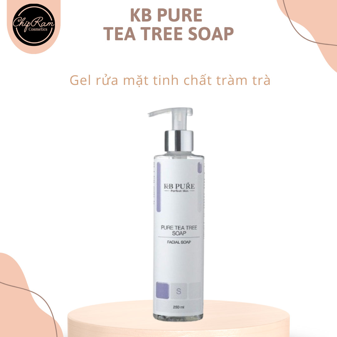 Kb pure tea tree soap/ gel rửa mặt tinh chất tràm trà