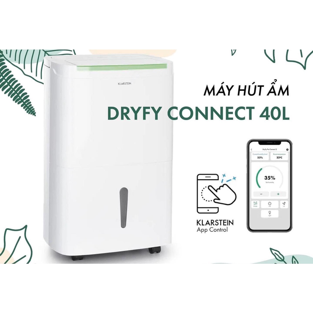 Máy hút ẩm Klarstein Dryfy Connect 40L