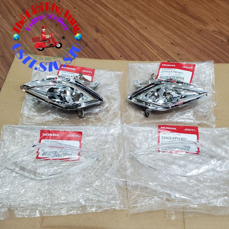 Đế, chụp xi nhan trước Future 2 zin mới - 33403KTM901/ 33402KPH651/ 33453KTM901/ 33452KPH651