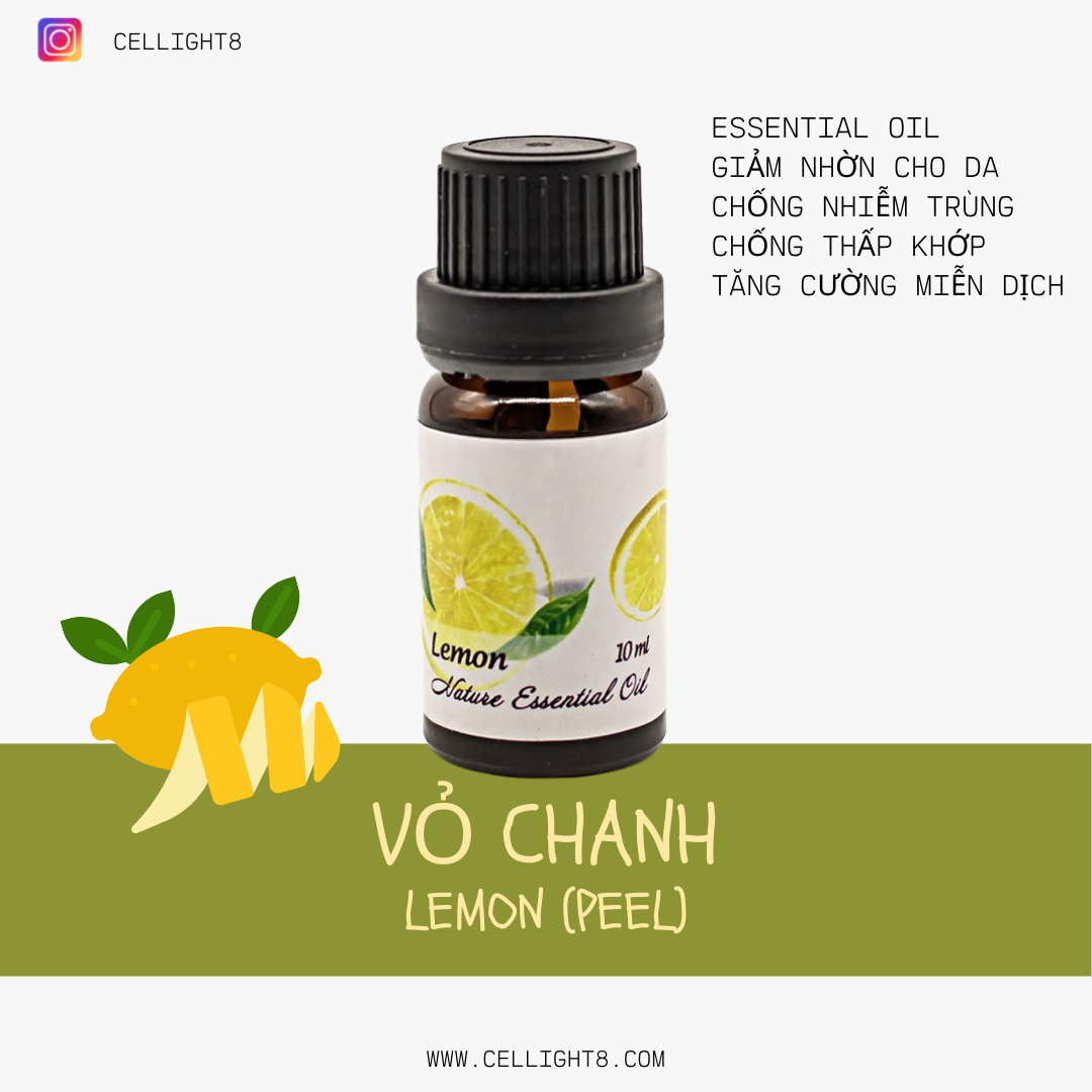 Tinh dầu vỏ chanh - Lemon Essential Oil