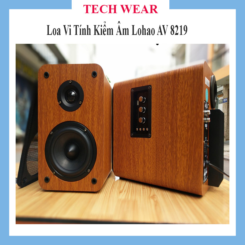 Cục Đẩy Kiểm Âm, Loa Vi Tính Kiểm Âm Lohao AV 8219, Bộ loa vi tính kiểm âm cao cấp Lohao AV 8219 - Âm thanh 2.1 - Kết nối bluetooth, USB, SD, AV - Vỏ gỗ sang trọng - 2 Bass 2 Treble - Chỉnh âm thanh ngay trên loa - Công suất lên đến 100W - Hàng chính hãng