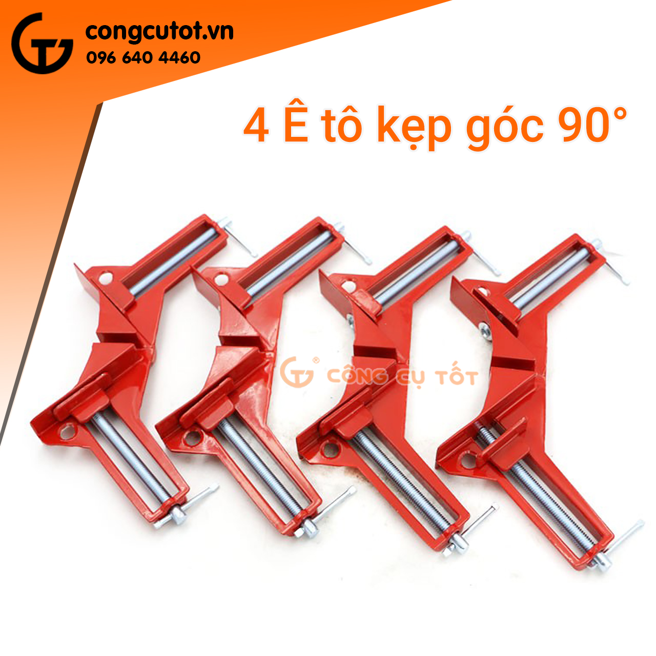 Bộ 4 chiếc eto góc vuông hợp kim nhôm màu tùy chọn