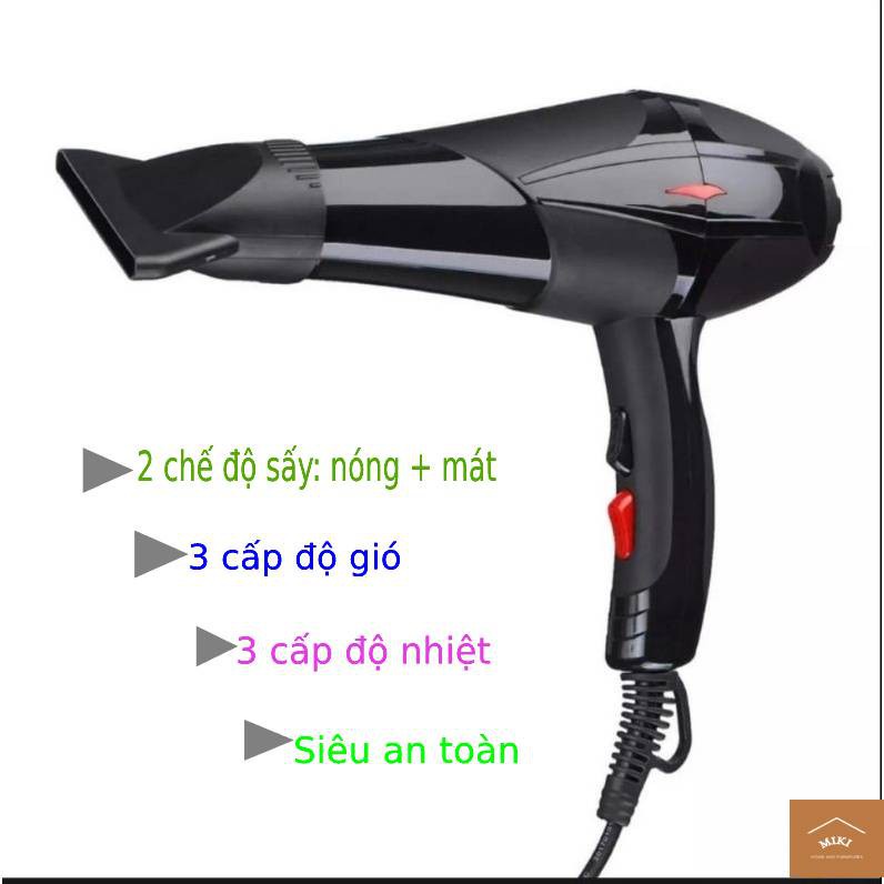 Máy Sấy Tóc 2 Chiều Nóng Lạnh Công Suất Lớn 3500W Máy Sấy Tóc Tạo Kiểu Chuẩn Salon