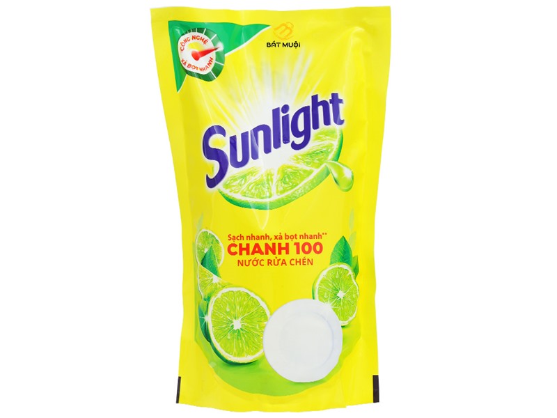 Nước rửa chén sunlight chanh túi 725ml - bat muoi