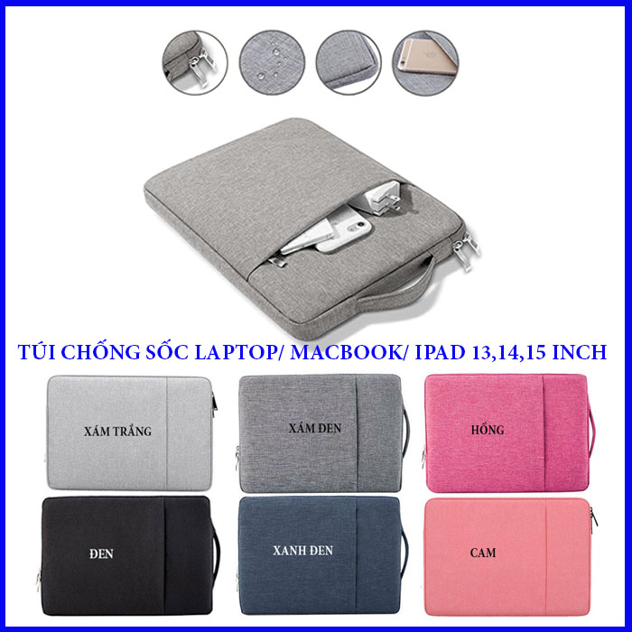 Túi chống sốc laptop macbook surface 13 14 15 inch