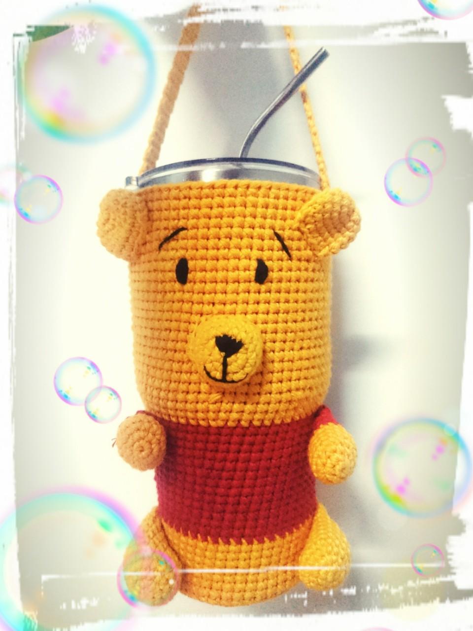 [HCM]TÚI ĐỰNG BÌNH GIỮ NHIỆT THÁI LAN Chú ý SP  ko bao gồm ly ( SP chỉ bao gồm túi đan tay handmade)