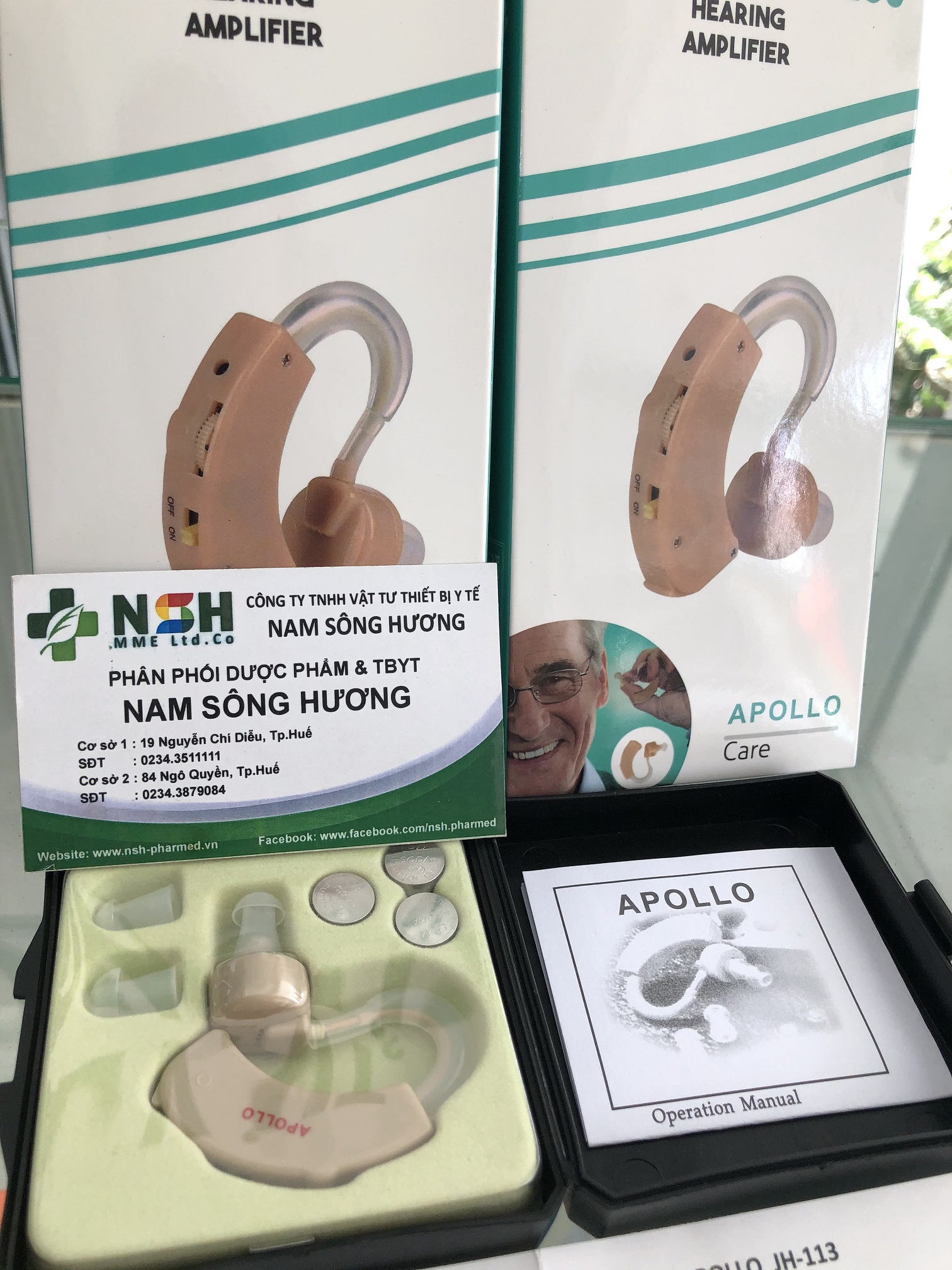 Máy trợ thính tai nghe trợ thính thiết bị trợ thính cho người già không dây đeo tai JH113 JH 113 APOLLO