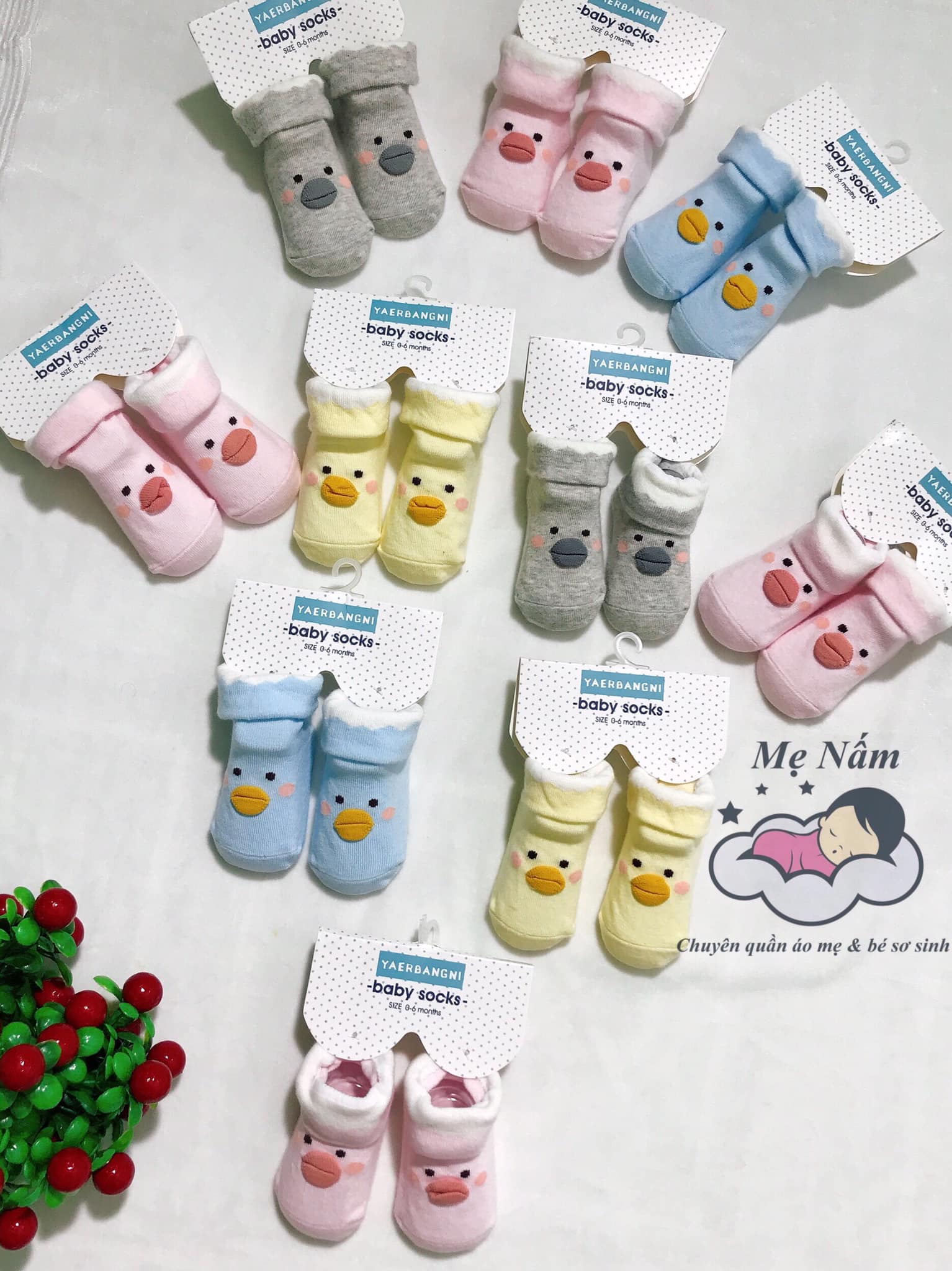 Vớ chân vịt cho bé 0-12 tháng