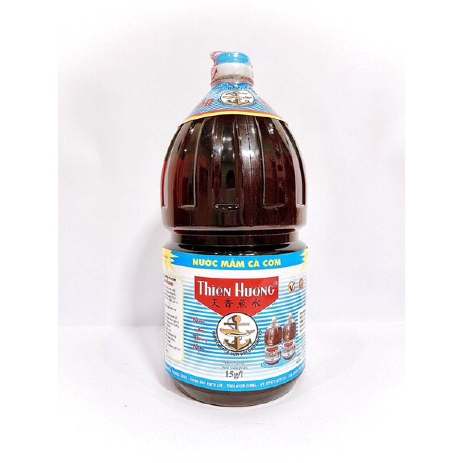 Nước mắm cá cơm thiên hương 15n chai 2l