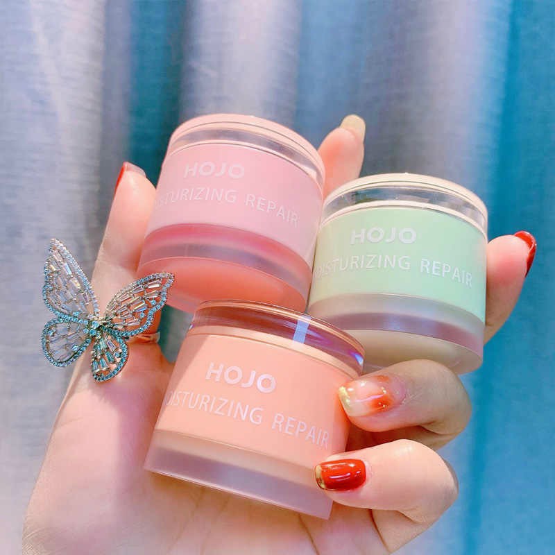 [HCM]Son dưỡng phục hồi Hồng Môi Hojo Repair 2 Trong 1( Bộ 2 Hũ )