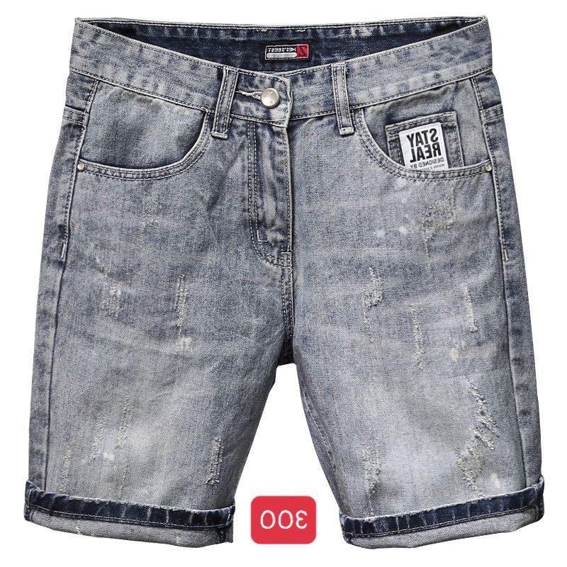 Quần short jean nam thời trang, xám bạc , chất bò co giãn phong cách Hàn Quốc trẻ trung năng động Near store9999 M71