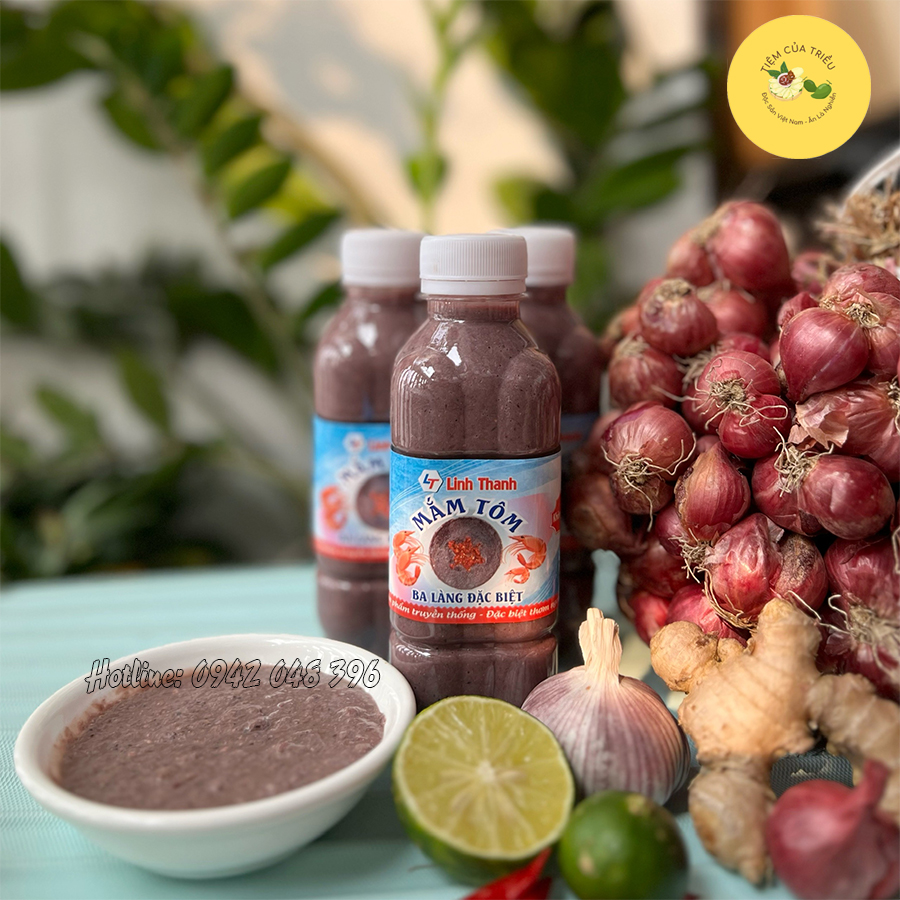 Combo 3 chai mắm tôm Ba Làng Thanh Hóa 300g loại đặc biệt