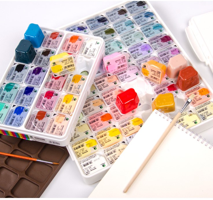 Màu Gouache Marie's dạng thạch (viên 30ml)