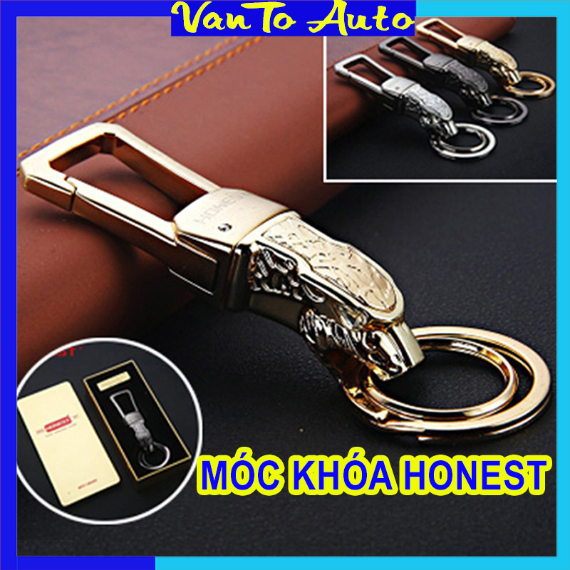 Móc khóa ô tô - móc khóa honest đầu báo cao cấp