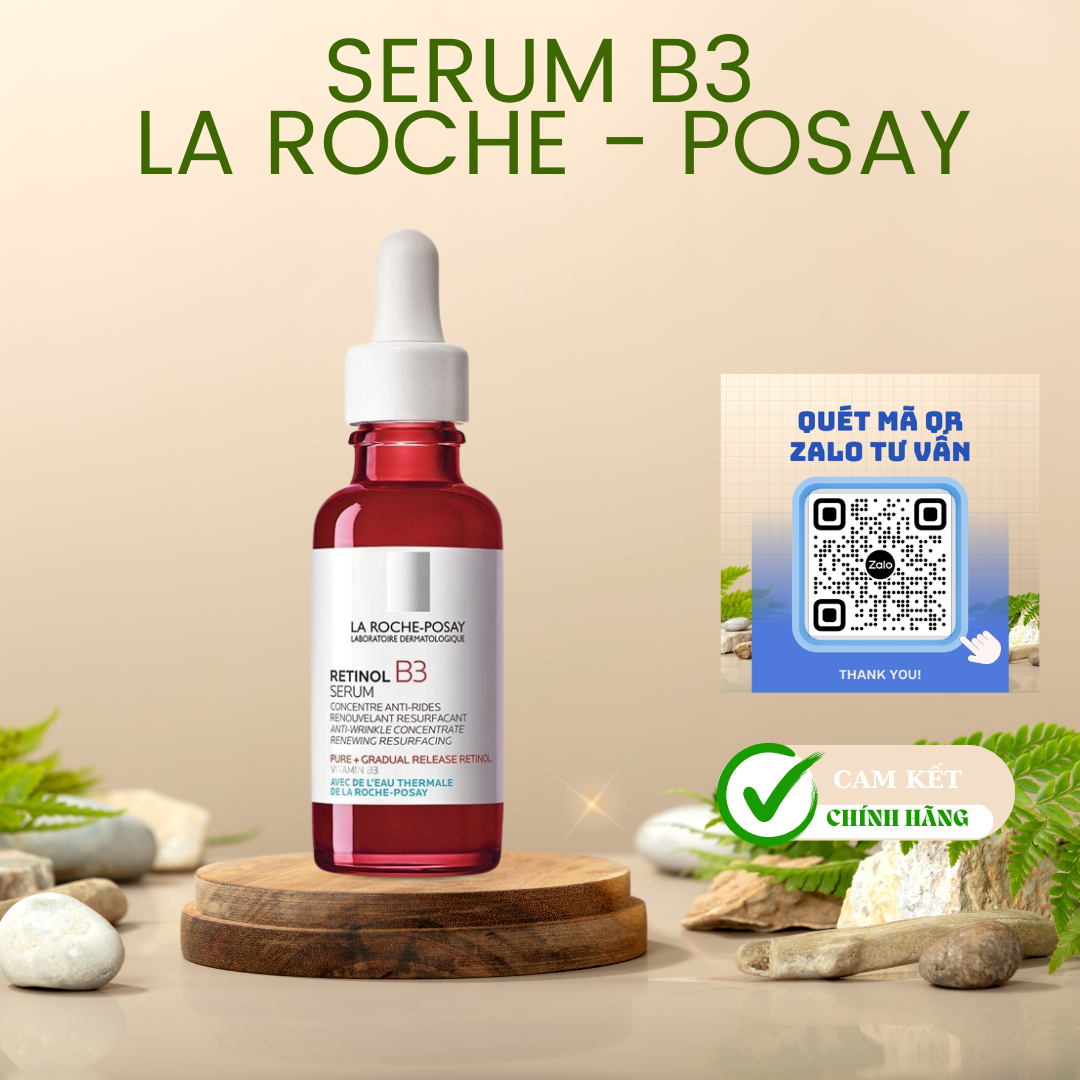 Dưỡng chất chống lão hoá Retinol La Roche Posay B3 serum 30ml