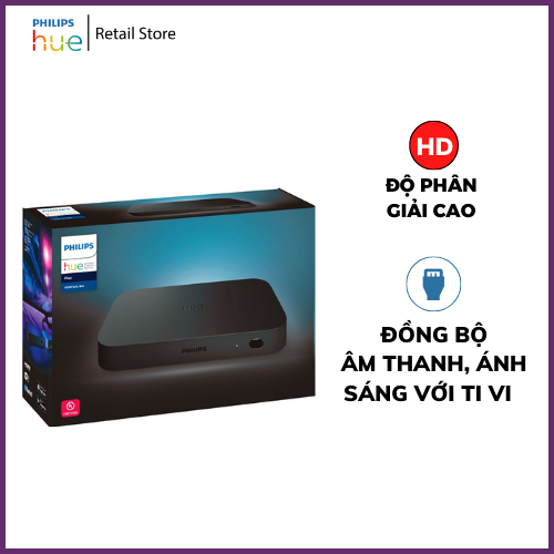 Philips hue play hdmi sync box – thiết bị đồng bộ ánh sáng từ tv với đèn philips hue