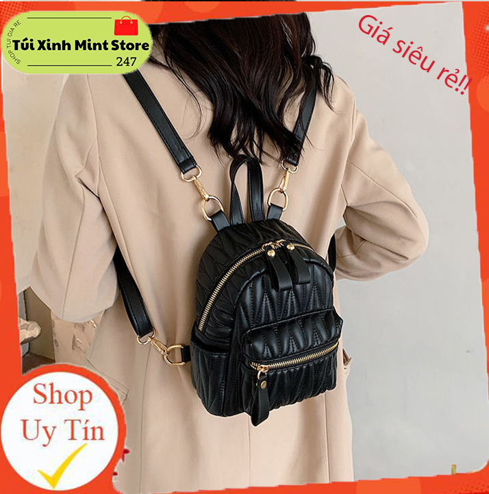 Balo mini , balo cute nữ da mềm đi chơi phong cách hàn quốc PK 367