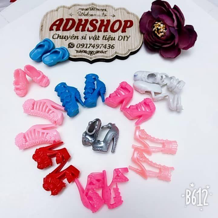 Set 10 đôi giày xinh cho búp bê 30cm