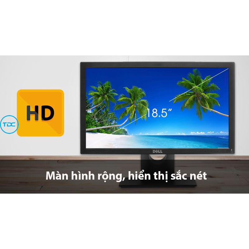 Màn hình dell 18.5 e1916hv . hàng chính hãng. bảo hành 36 tháng