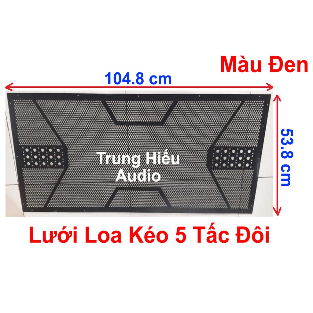 Lưới loa kéo 5 tấc đôi màu đen