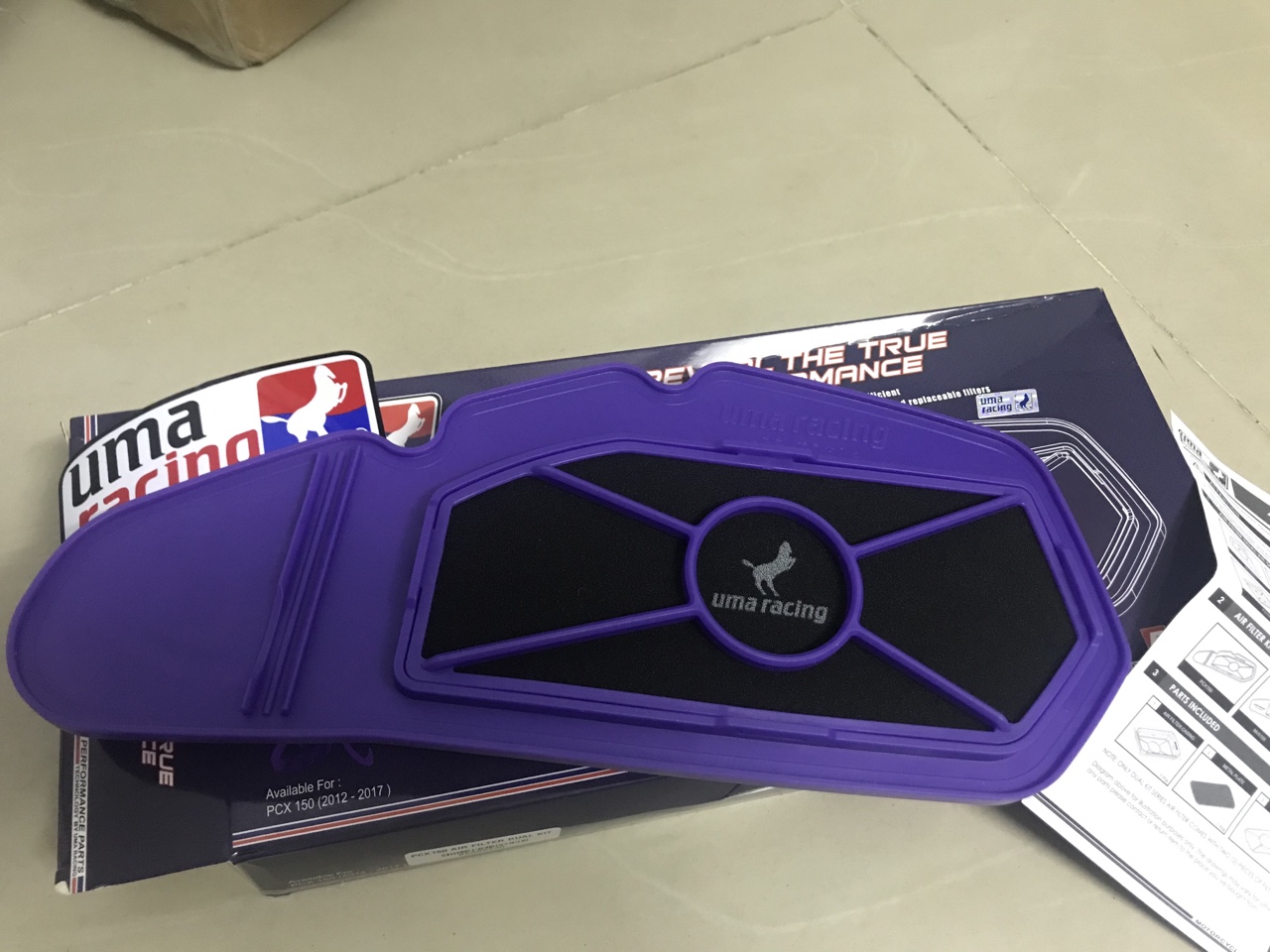 Lọc Gió Độ UMA Racing gắn Vario,Airblade,PCX...