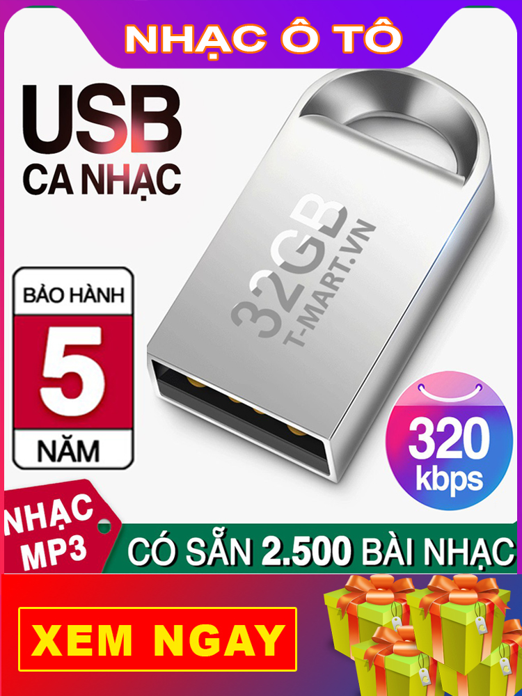 USB nhạc oto ô tô gồm 2500 bài hát các thể loại nhạc Trữ tình, nhạc trẻ, nhac Bolero, nhạc Remix, Nhạc Vàng dùng cho ô tô, máy nghe nhạc, các thiết bị có thể cắm usb
