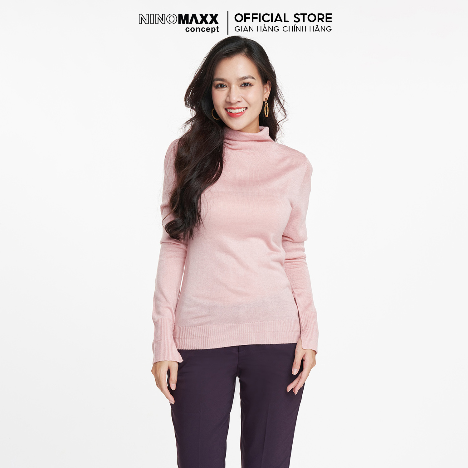 N&m áo sweater basic nữ tay dài 1903112