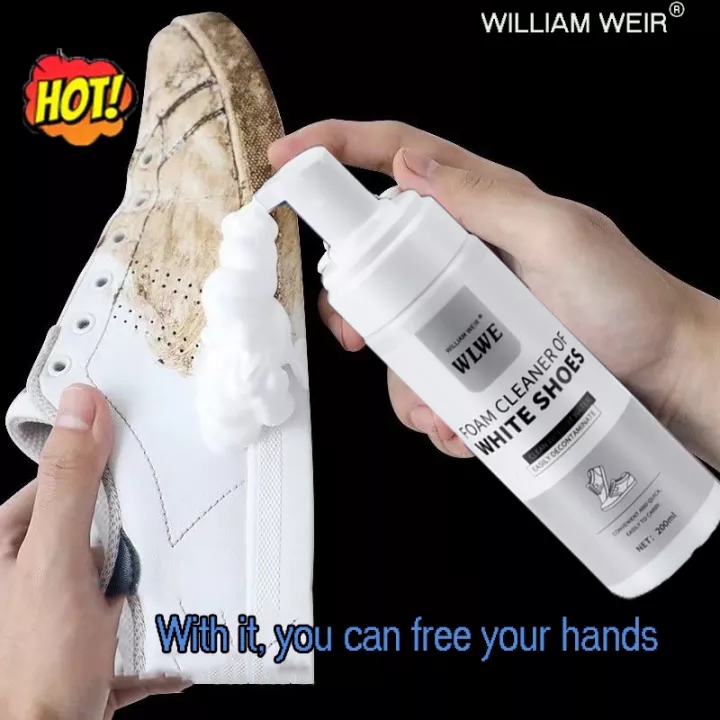 WLWE FOAM CLEANER OF WHITE SHOES Chai Xịt Tạo Bọt Vệ Sinh Giày Cao Cấp tốc