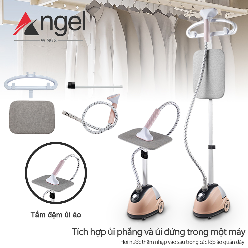 Bàn là treo cầm tay loại nhỏ gia đình 2000W, ủi đứng dễ dàng hơi nước tăng áp ủi phẳng quần áo Bàn là ủi dạng treo công suất lớn