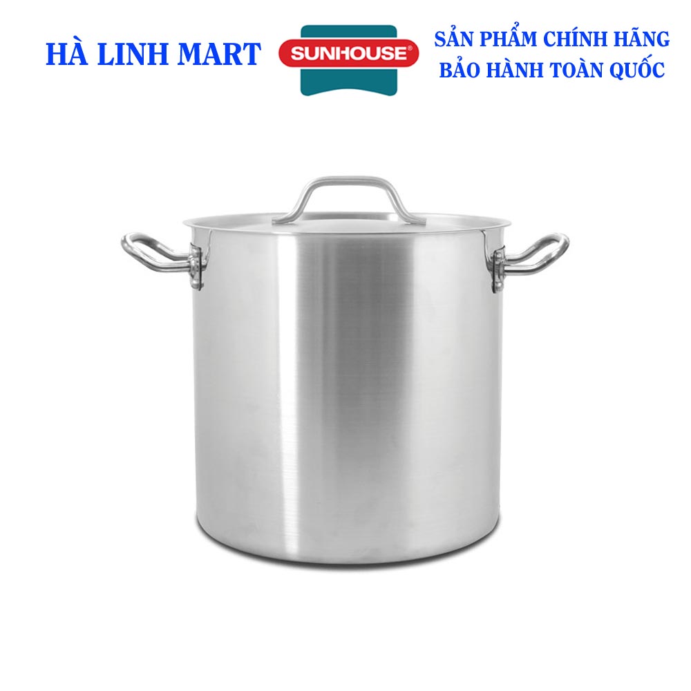 Nồi luộc gà inox sunhouse shg2132sa - nồi luộc gà bếp từ size 32