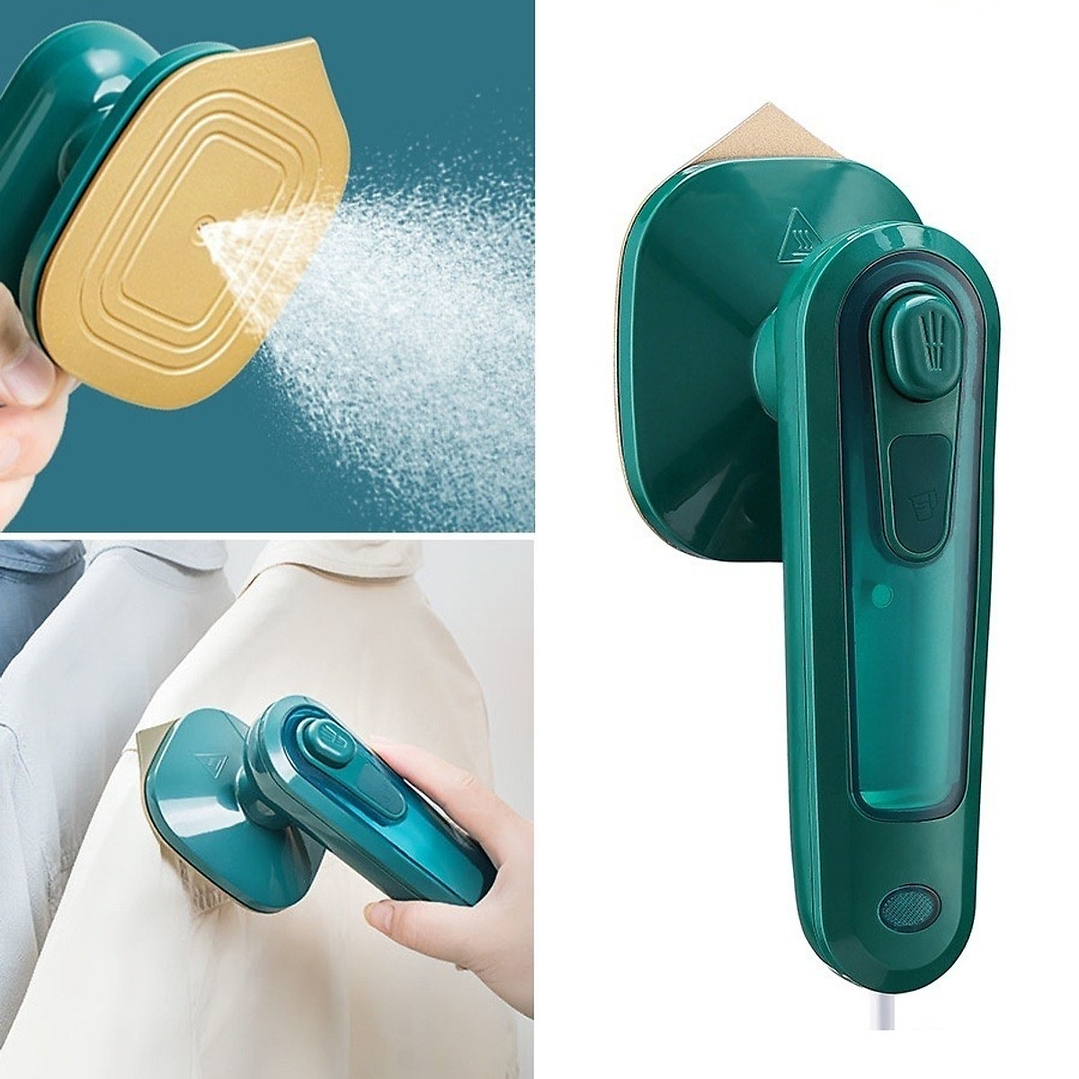 Bàn ủi hơi nước màu xanh fz-688