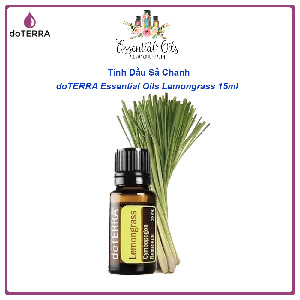[HCM]Tinh Dầu Sả Chanh LemonGrass Tinh Dầu Trị Liệu Nguyên Chất doTERRA USA - doTERRA Essential - LemonGrass Oil 15ml