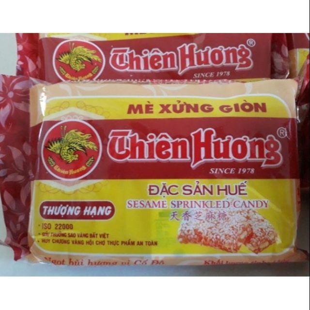 Mè xửng giòn Thiên Hương nguyên thùng 50 gói đặc sản Huế
