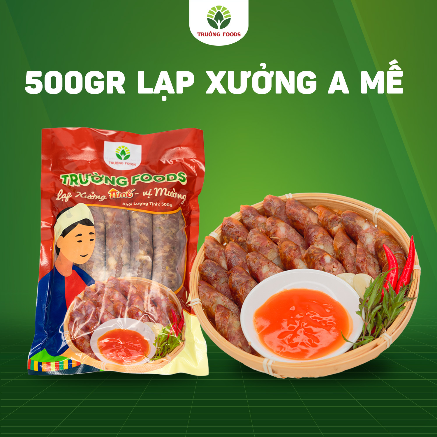 Trường Foods Lạp Xưởng A Mế 500gram