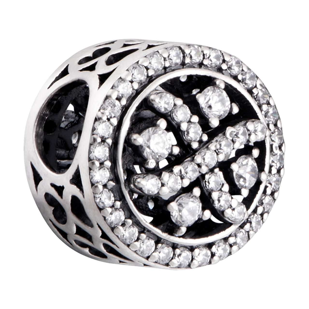 HẠT CHARM XỎ DIY PNJSILVER HÌNH HOA VĂN XMXMK060080