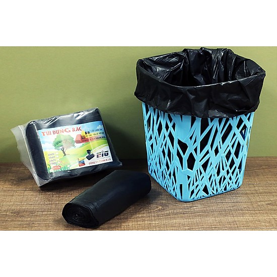 [HCM]Túi rác cuộn màu đen tự phân huỷ bảo vệ môi trường (3 cuộn/túi/kg)