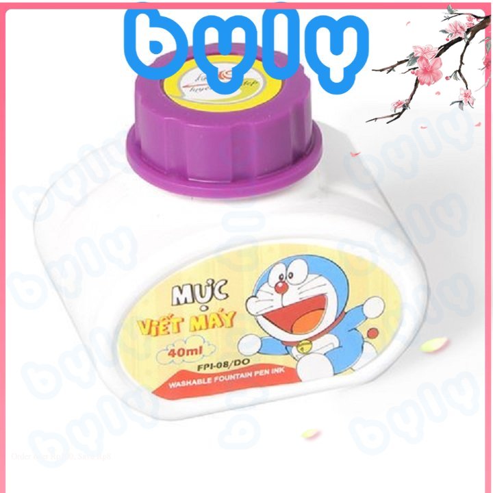 Mực bút máy doraemon điểm 10 𝑻𝒉𝒊𝒆̂𝒏 𝑳𝒐𝒏𝒈 tp-fpi08/do xanh - tím - byly shop