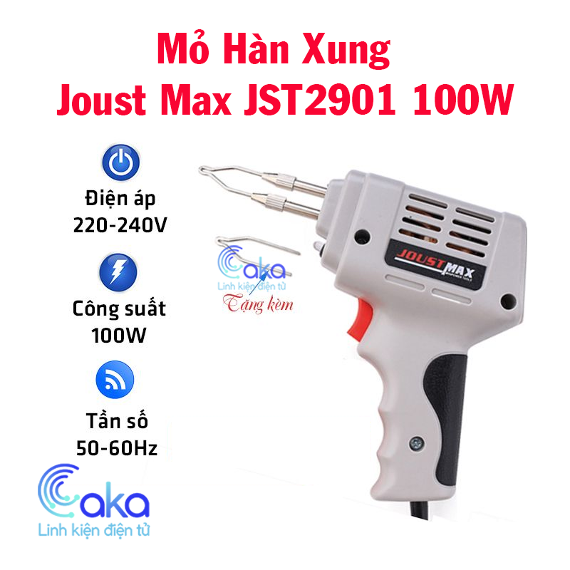 Mỏ hàn xung joust max jst2901 100w - tặng 1 mũi hàn