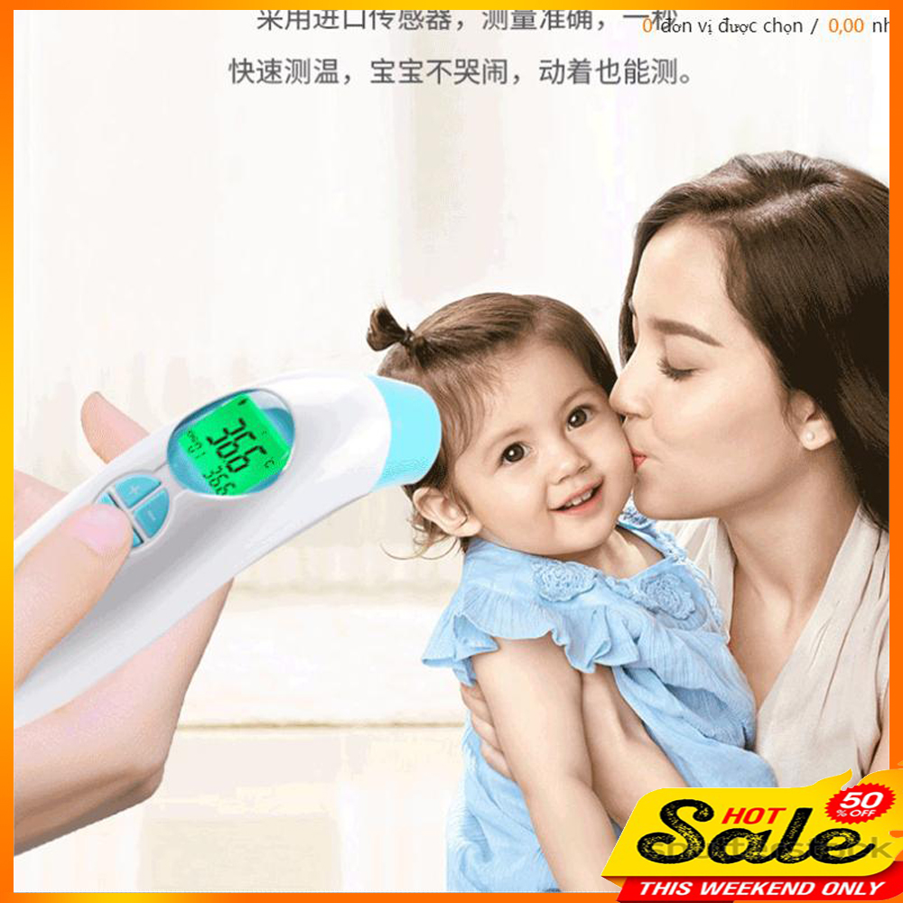 Nhiệt Kế Hồng Ngoại - Máy đo nhiệt độ hồng ngoại , thiết kế nhỏ gọn tiên tiến , khả năng đo nhiệt độ cơ thể ,vật thể ,phòng, nước tắm và sữa em bé nhanh chóng và chính xác.