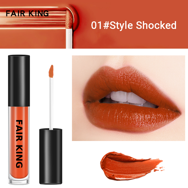 FAIR KING Son môi dạng lỏng dưỡng ẩm giữ màu tốt lâu trôi