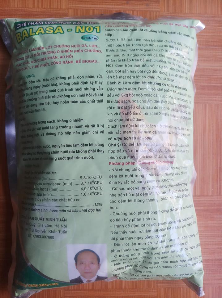 Chế phẩm sinh học balasa no1 1 kg