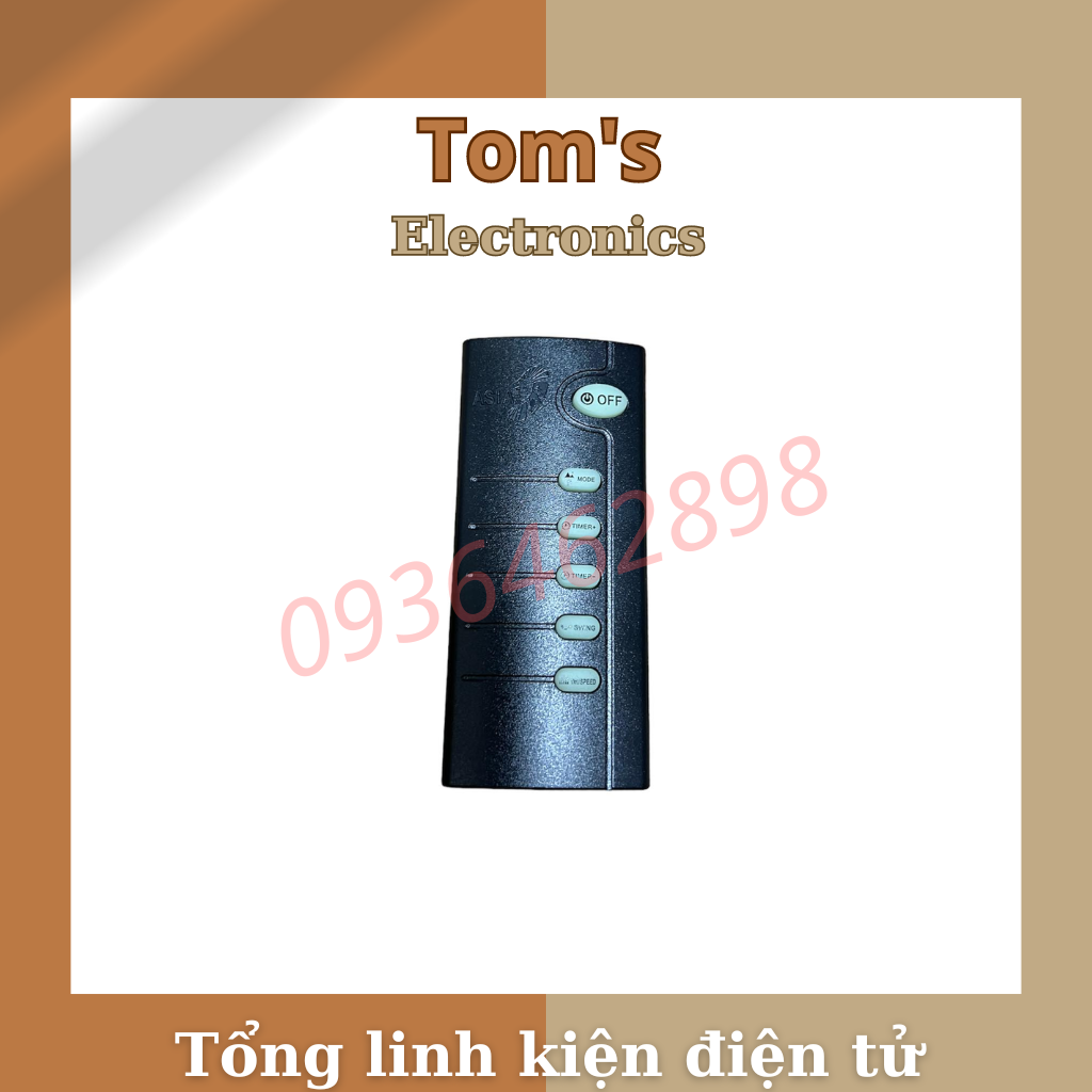 Điều khiển quạt Asia quạt cây, quạt treo tường, remote quạt Asia