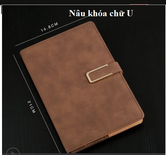 SỔ BÌA DA DÂY BẤM SANG TRỌNG A5 SIÊU DÀY LEATHER NOTEBOOK A5