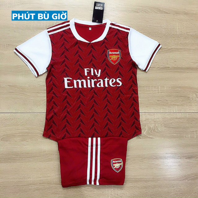 [ẢNH THẬT] Bộ Quần Áo Bóng Đá, Đá Banh Trẻ Em CLB ARSENAL Mẫu Mới - Phút Bù Giờ Sport