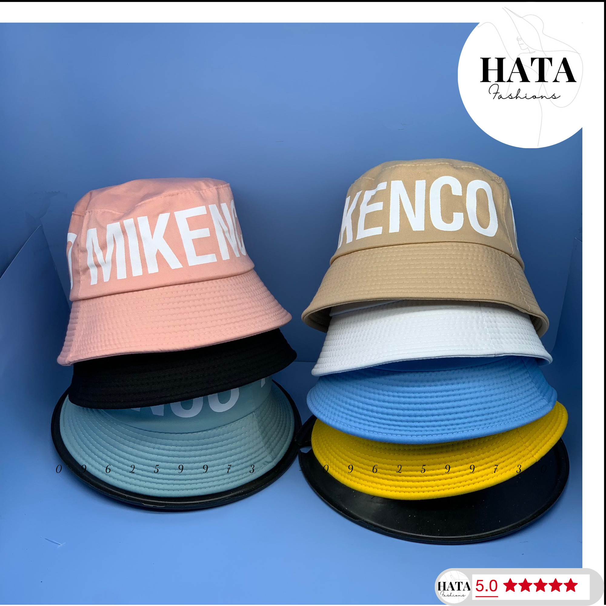 Mũ bucket mikenco hot trend nhiều màu cao cấp in nhiệt chữ đẹp