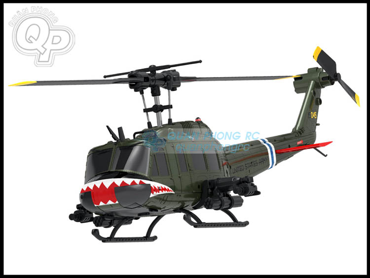 Máy Bay Trực Thăng C032 UH1 Brushless 6CH 2.4G RC Helicopter RTF