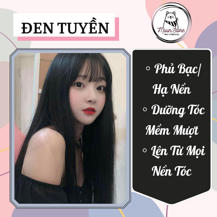 Thuốc Nhuộm Tóc Màu Đen Tuyền
