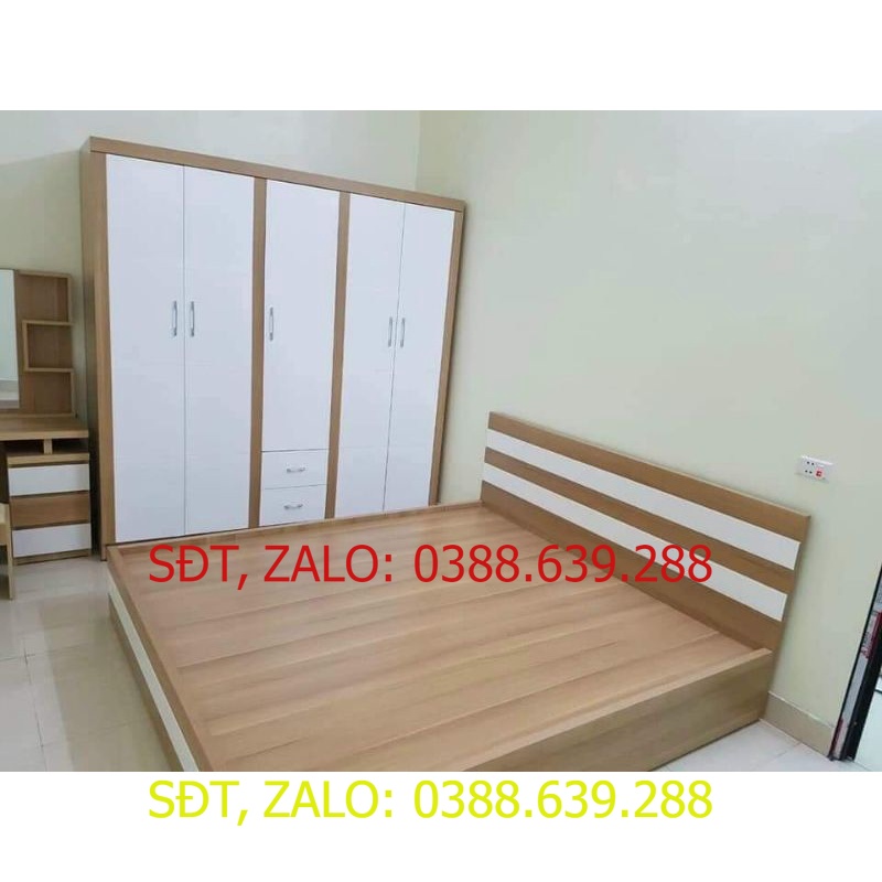 Combo Giường Tủ Gỗ .